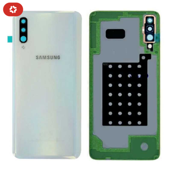 Vitre arrière samsung A30S A307F blanc - S+