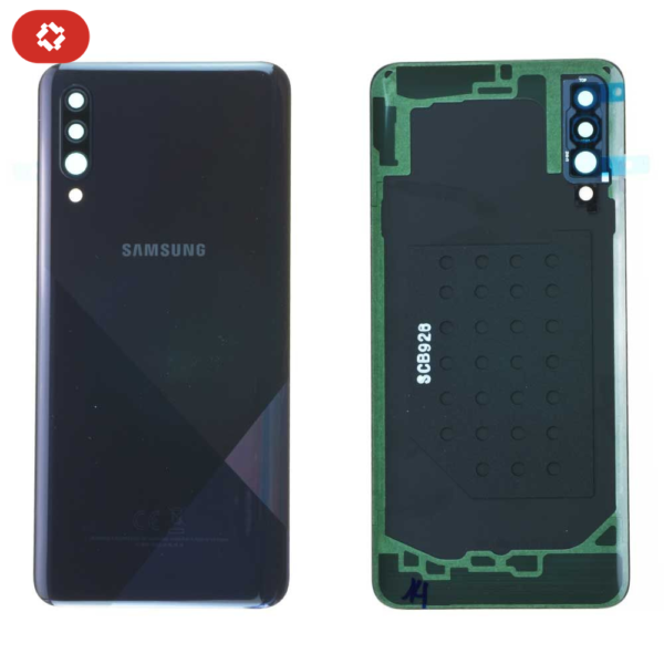 Vitre arrière samsung A30S A307F noir - S+